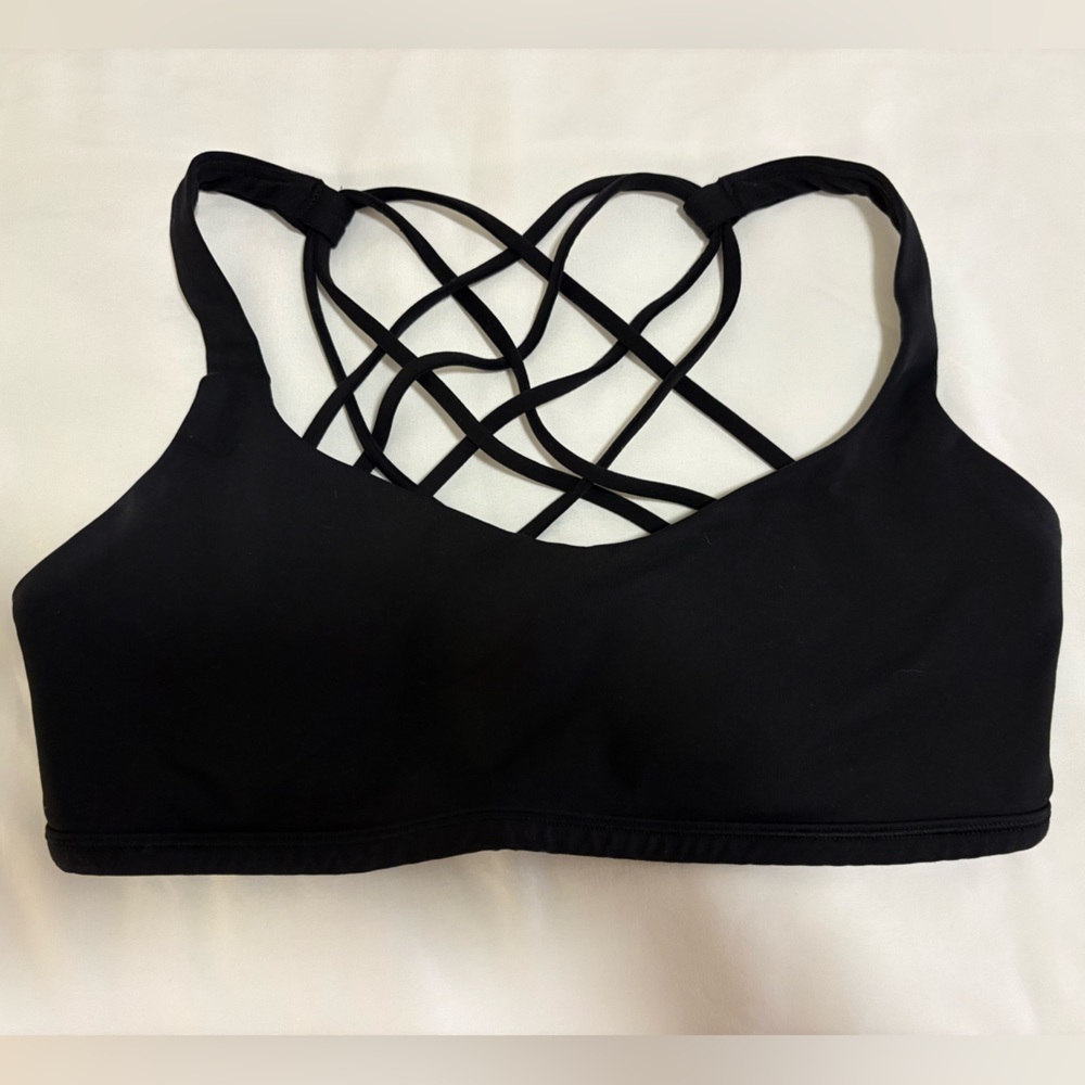 lululemon athletica Black Strappy Sports Bra